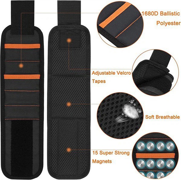 magnetic tool wristband magnetic tool wristband